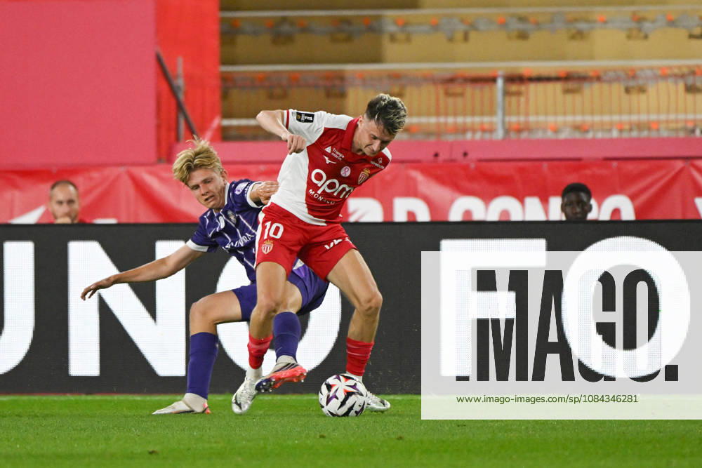 Aleksandr Golovin (ASM) - Ligue 1 McDonald s match between AS Monaco and Toulouse Football Club on October 10, 2026 at the Louis II Stadium in Monaco.