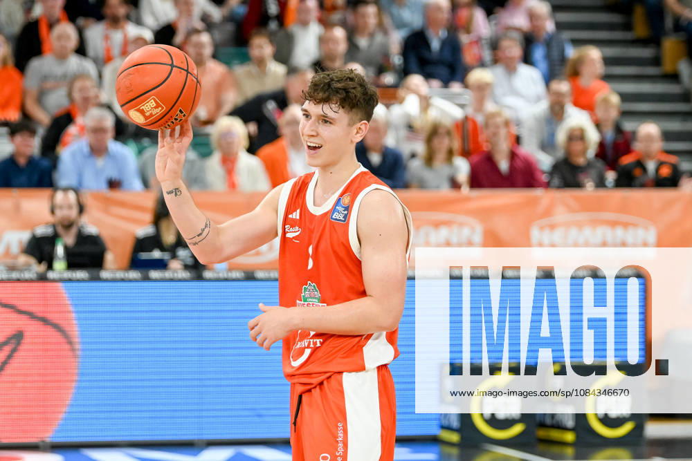 Dominik Dolic (RASTA Vechta, 08) RASTA Vechta vs. ratiopharm Ulm, easyCredit Basketball Bundesliga, 5. Spieltag, Saison 2026 2027, 10.10.2026, RASTA Vechta vs. ratiopharm Ulm, easyCredit Basketball Bundesliga, 5. Spieltag, Saison 2026 2027, 10.10.2026 Vechta