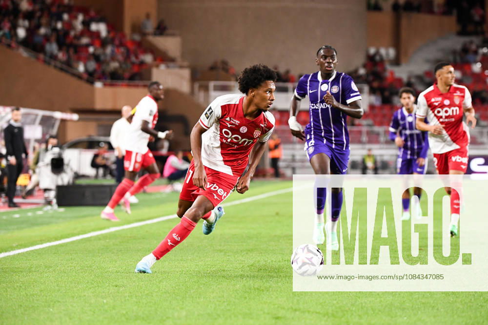 AS Monaco v Toulouse FC - Ligue 1 McDonald s 2026 2027 Edan DIOP of Monaco during Ligue 1 McDonald s match between Monaco and Toulouse at Stade Louis II on October 10, 2026 in Monaco, Monaco. Monaco Monaco