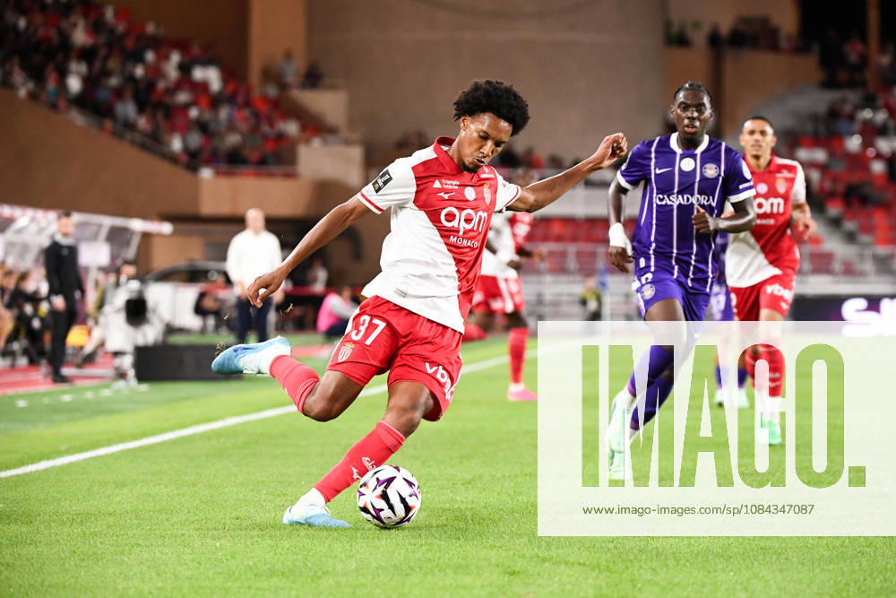 AS Monaco v Toulouse FC - Ligue 1 McDonald s 2026 2027 Edan DIOP of Monaco during Ligue 1 McDonald s match between Monaco and Toulouse at Stade Louis II on October 10, 2026 in Monaco, Monaco. Monaco Monaco