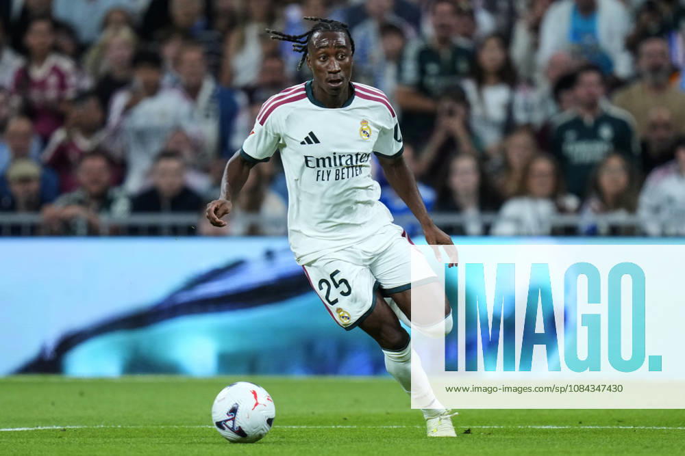ESP: Real Madrid - Villarreal CF. La Liga EA Sports. Matchday 8. Yan Diomande of Real Madrid CF during the La Liga EA Sports match between Real Madrid and Villarreal CF played at Santiago Bernabeu Stadium on 10 Oct 2026 in Madrid, Spain. kpng