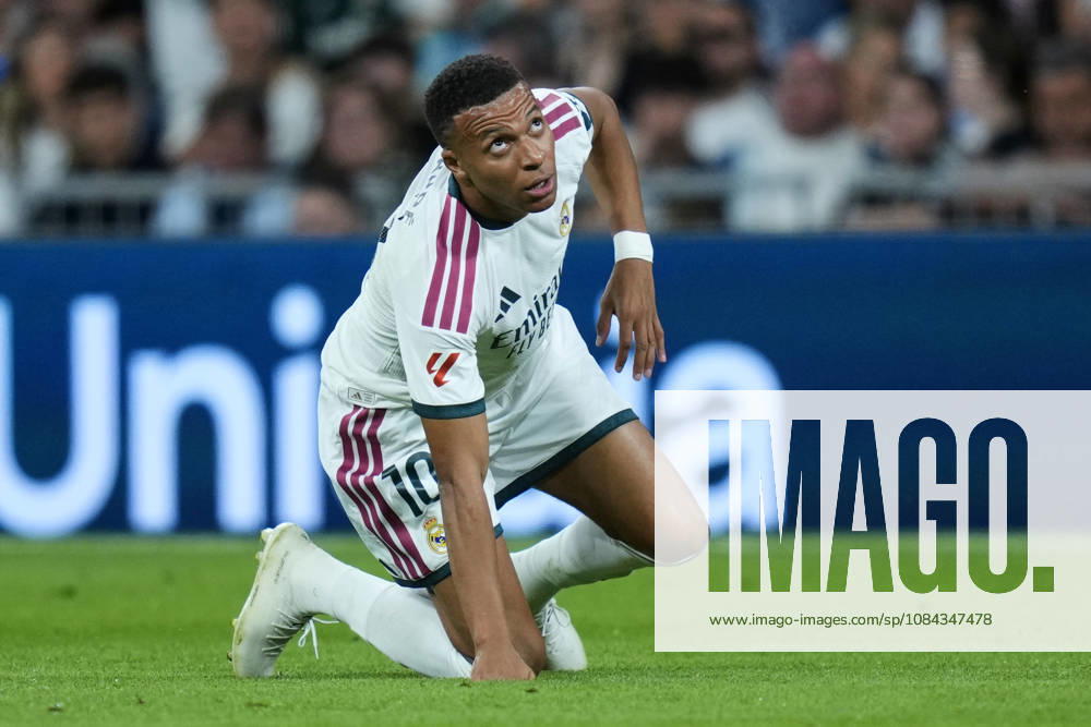 ESP: Real Madrid - Villarreal CF. La Liga EA Sports. Matchday 8. Kylian Mbappe of Real Madrid CF during the La Liga EA Sports match between Real Madrid and Villarreal CF played at Santiago Bernabeu Stadium on 10 Oct 2026 in Madrid, Spain. kpng