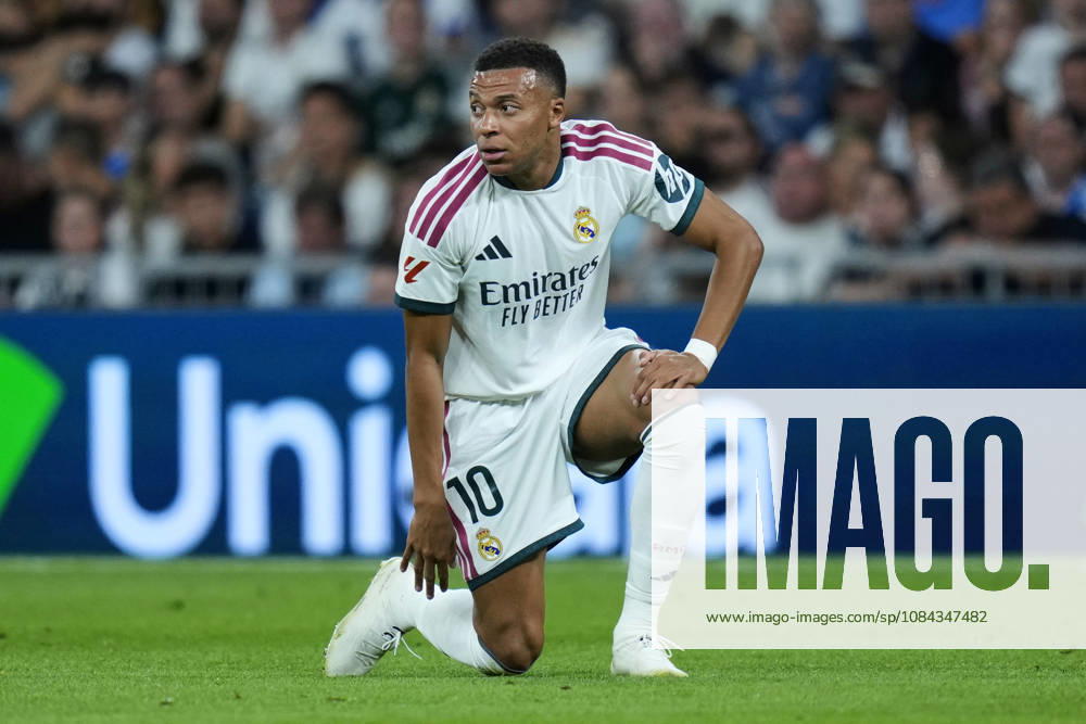 ESP: Real Madrid - Villarreal CF. La Liga EA Sports. Matchday 8. Kylian Mbappe of Real Madrid CF during the La Liga EA Sports match between Real Madrid and Villarreal CF played at Santiago Bernabeu Stadium on 10 Oct 2026 in Madrid, Spain. kpng