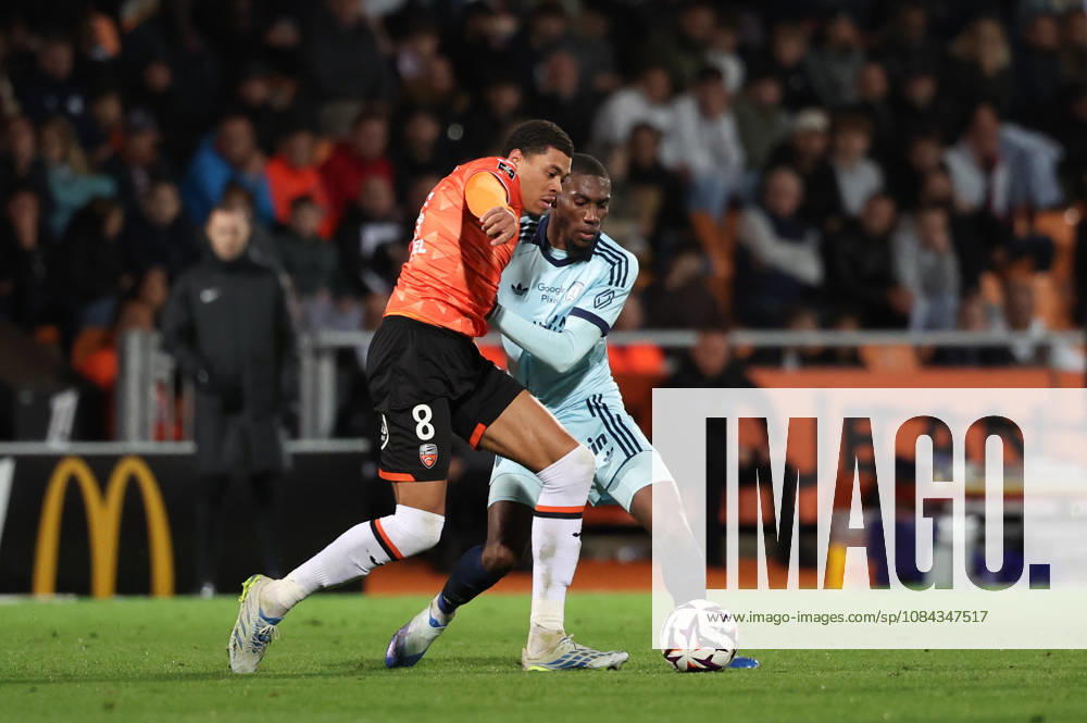 FC Lorient v Paris FC - Ligue 1 McDonald s 2026 2027 Noah CADIOU and Adama CAMARA during Ligue 1 McDonald s match between Lorient and Paris at Stade Yves Allainmat on October 10, 2026 in Lorient, France. Lorient France