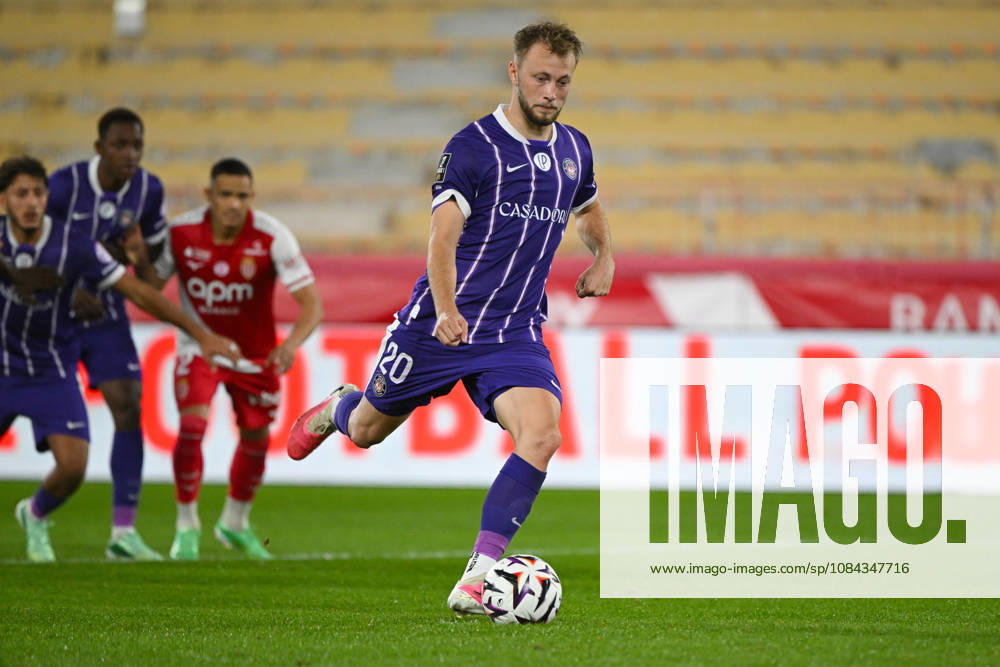 Casper Tengstedt (TFC) - Ligue 1 McDonald s match between AS Monaco and Toulouse Football Club on October 10, 2026 at the Louis II Stadium in Monaco.
