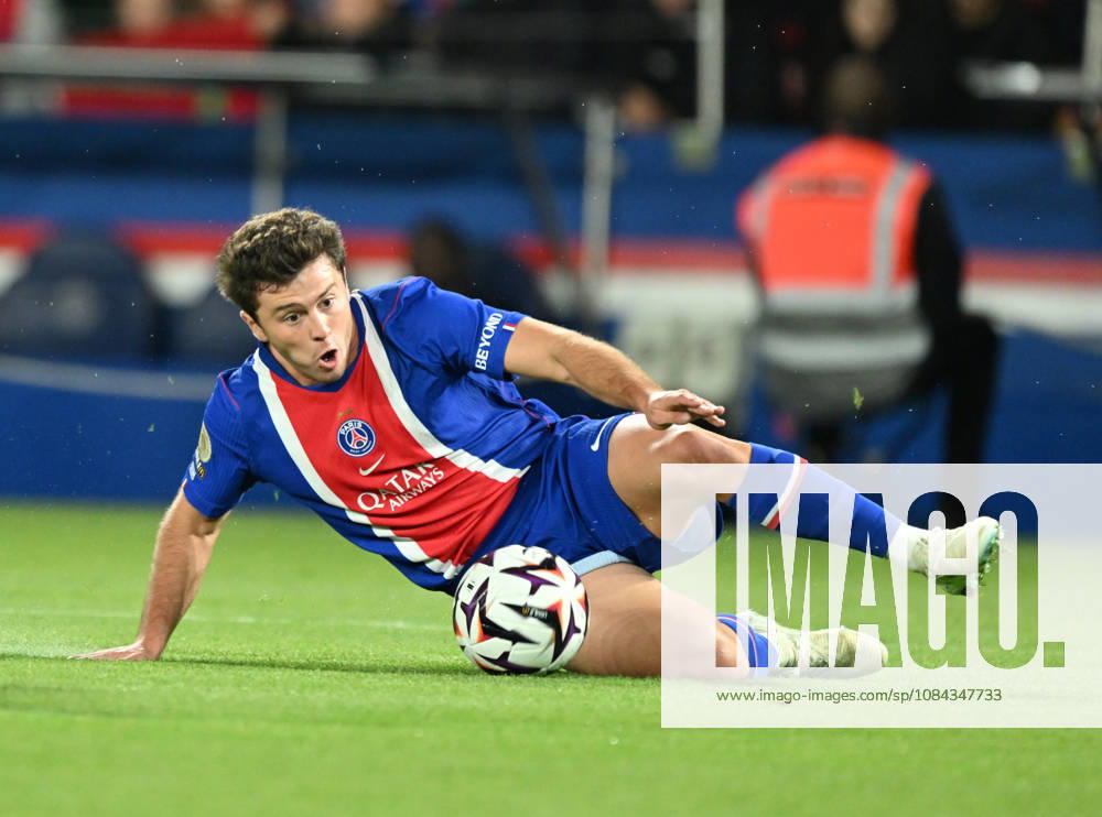 PSG v Le Mans FC - French Ligue 1 PARIS, FRANCE - OCTOBER 10: Joao Neves of Paris Saint - Germain in action during the French Ligue 1 (L1) soccer match between Paris Saint-Germain (PSG) and Le Mans FC at Parc des Princes stadium in Paris, France on October 10, 2026. Mustafa Yalcin Anadolu Paris France. Editorial use only. Please get in touch for any other usage.
