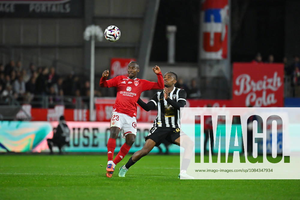 Stade Brestois 29 v Angers SCO - Ligue 1 McDonald s 2026 2027 Kamory DOUMBIA of Stade Brestois 29 and Joseph KALULU of ANGERS during Ligue 1 McDonald s match between Brest and Angers at Stade Francis-Le Ble on October 10, 2026 in Brest, France. Brest France