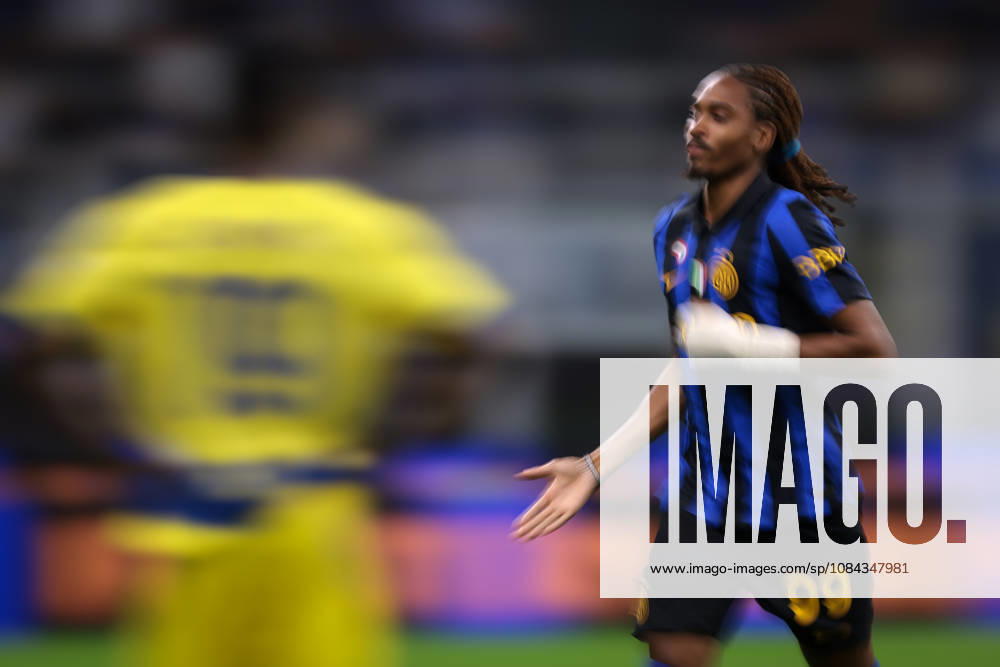 FC Internazionale v Parma Calcio 1913 - Serie A - Season 2026-2027 Milan, Italy, 10th October 2026. Djed Spence of FC Internazionale during the FC Internazionale vs Parma Calcio 1913 Serie A match at Giuseppe Meazza, Milan. Picture credit should read: Jonathan Moscrop Milan Stadio Giuseppe Meazza Italy