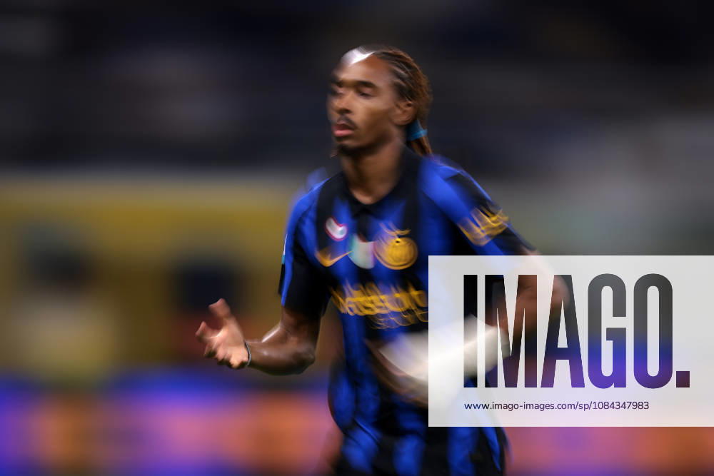FC Internazionale v Parma Calcio 1913 - Serie A - Season 2026-2027 Milan, Italy, 10th October 2026. Djed Spence of FC Internazionale during the FC Internazionale vs Parma Calcio 1913 Serie A match at Giuseppe Meazza, Milan. Picture credit should read: Jonathan Moscrop Milan Stadio Giuseppe Meazza Italy