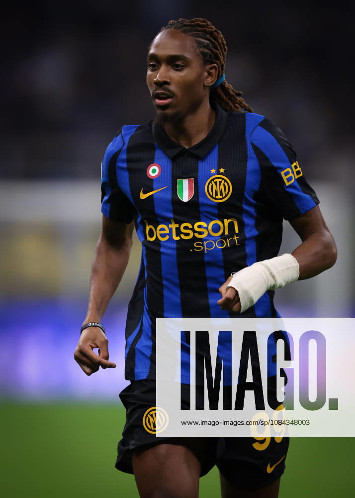 FC Internazionale v Parma Calcio 1913 - Serie A - Season 2026-2027 Milan, Italy, 10th October 2026. Djed Spence of FC Internazionale during the FC Internazionale vs Parma Calcio 1913 Serie A match at Giuseppe Meazza, Milan. Picture credit should read: Jonathan Moscrop Milan Stadio Giuseppe Meazza Italy