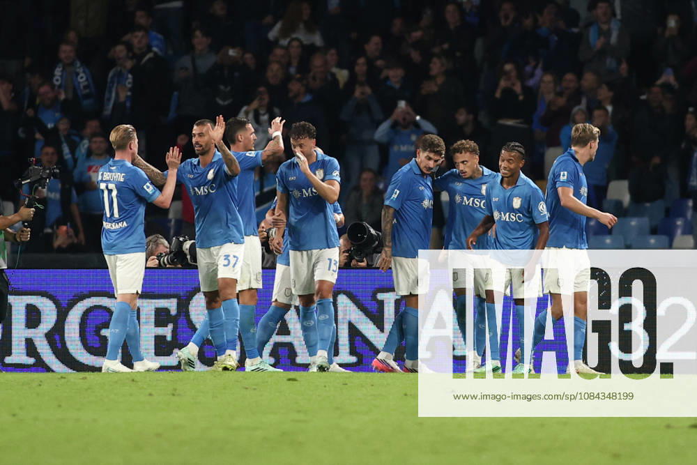 SOCCER - Serie A - SSC Napoli vs. Frosinone Calcio Photo by IPA ABACAPRESS.COM89517628 - Noa Lang of Societa Sportiva Calcio Napoli scores the goal to make it 2-0 during the 2026 2027 Serie A match between SSC Napoli and Frosinone Calcio at the Diego Armando Maradona Stadium in Naples, Italy. Naples Italy