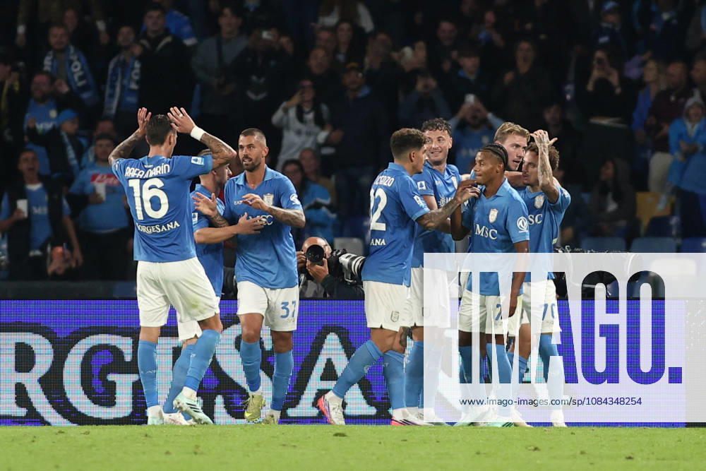 SOCCER - Serie A - SSC Napoli vs. Frosinone Calcio Photo by IPA ABACAPRESS.COM89517606 - Noa Lang of Societa Sportiva Calcio Napoli scores the goal to make it 2-0 during the 2026 2027 Serie A match between SSC Napoli and Frosinone Calcio at the Diego Armando Maradona Stadium in Naples, Italy. Naples Italy