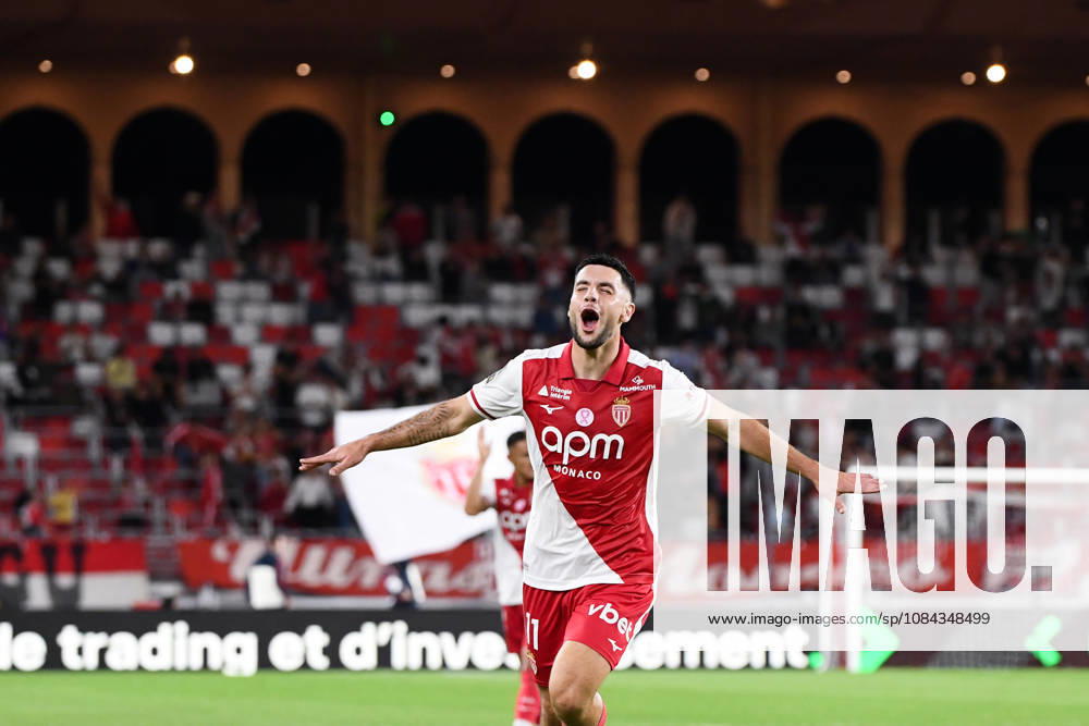 AS Monaco v Toulouse FC - Ligue 1 McDonald s 2026 2027 Matthis ABLINE of Monaco celebrate after scores during Ligue 1 McDonald s match between Monaco and Toulouse at Stade Louis II on October 10, 2026 in Monaco, Monaco. Monaco Monaco
