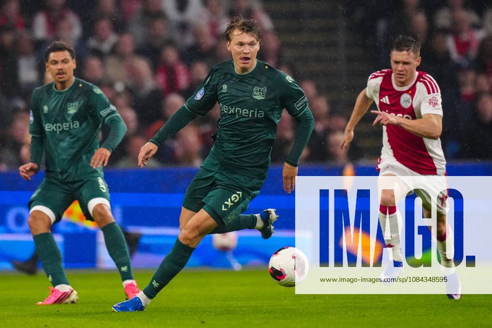 , JohanCruyff Arena , season 2026 2027 , Dutch Eredivisie football , Match between Ajax and NEC Nijmegen , picture shows NEC Nijmegen player Perr Schuurs Ajax - NEC x208128284x