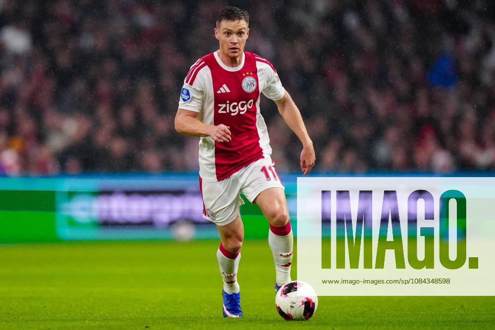 , JohanCruyff Arena , season 2026 2027 , Dutch Eredivisie football , Match between Ajax and NEC Nijmegen , picture shows Ajax player Viktor Tsygankov dribbles with the ball Ajax - NEC x208128295x