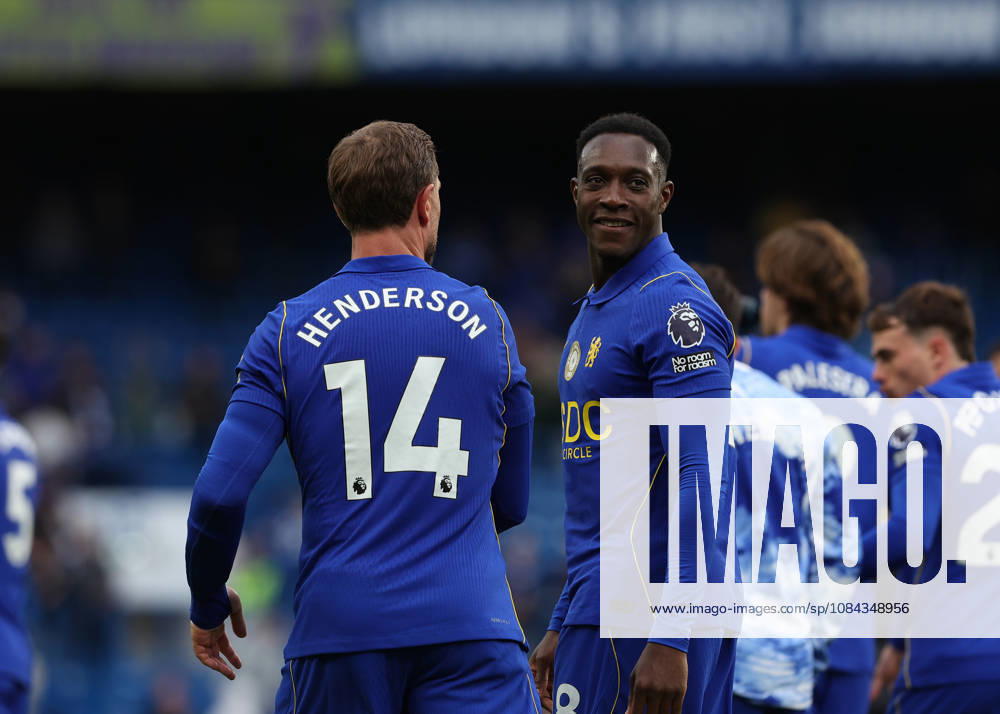 10th October 2026; Stamford Bridge, London, England; Premier League Football, Chelsea versus Bournemouth; Danny Welbeck of Chelsea with Jordan Henderson of Chelsea after the match JohnxPatrickxFletcher