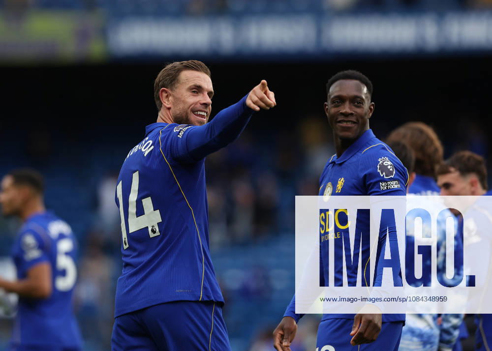 10th October 2026; Stamford Bridge, London, England; Premier League Football, Chelsea versus Bournemouth; Jordan Henderson of Chelsea with Danny Welbeck of Chelsea JohnxPatrickxFletcher