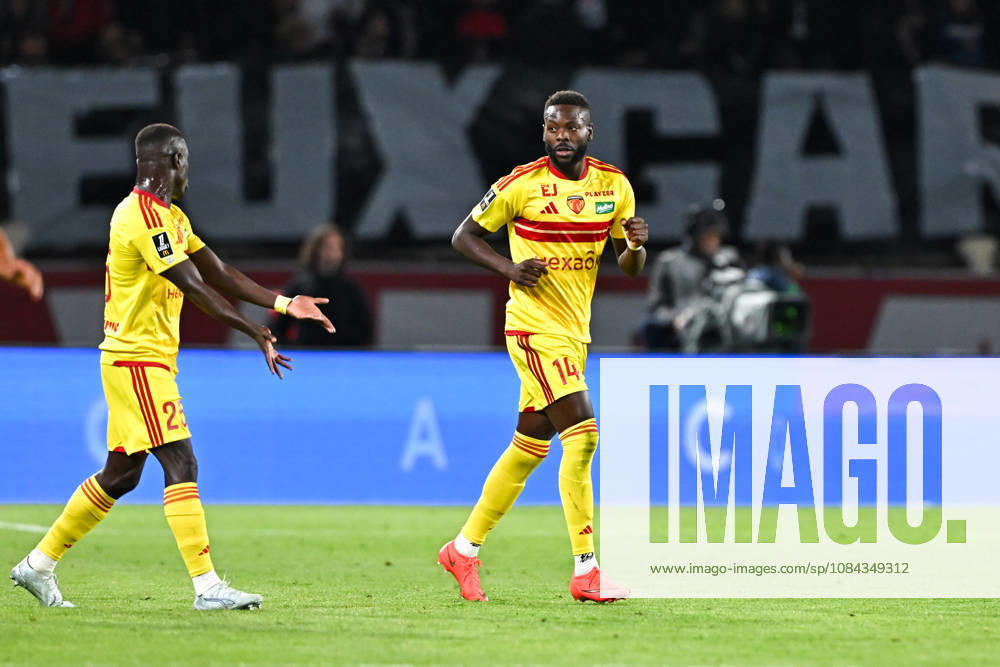 Paris Saint-Germain v Le Mans FC - Ligue 1 McDonald s 2026 2027 Louis MAFOUTA of Le Mans FC celebrate after scores during Ligue 1 McDonald s match between Paris and Le Mans at Parc des Princes on October 10, 2026 in Paris, France. Paris France
