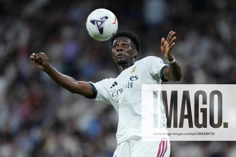 ESP: Real Madrid - Villarreal CF. La Liga EA Sports. Matchday 8. Aurelien Tchouameni of Real Madrid CF during the La Liga EA Sports match between Real Madrid and Villarreal CF played at Santiago Bernabeu Stadium on 10 Oct 2026 in Madrid, Spain. kpng