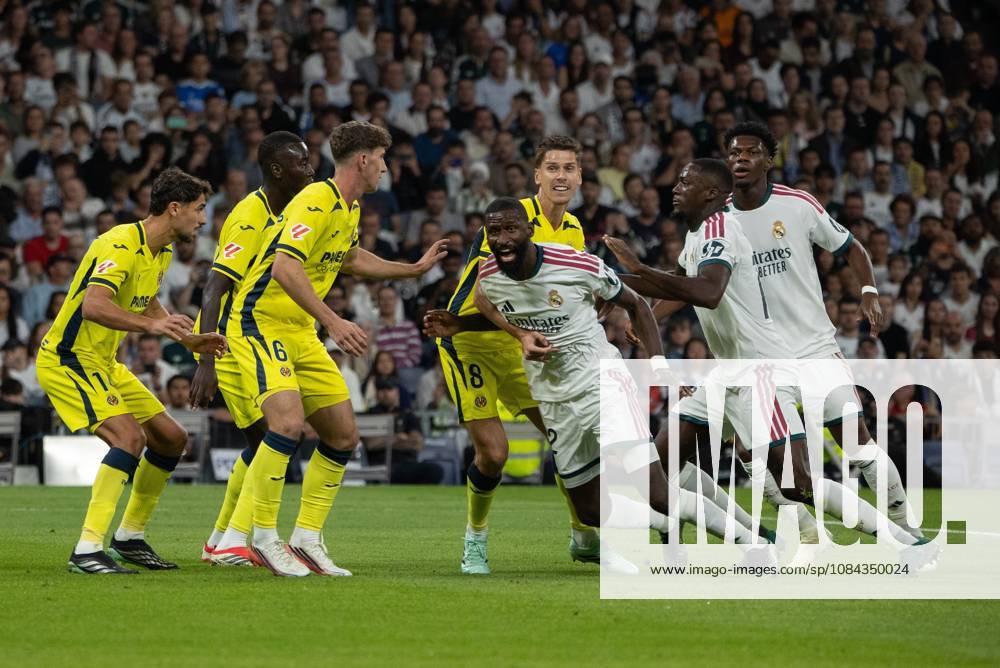 Antonio Ro¼diger (C) seen in action during the La Liga EA SPORTS 2026-2027 match between Real Madrid and Villarreal. Madrid Spain - ZUMAs197 20261010_aaa_s197_236