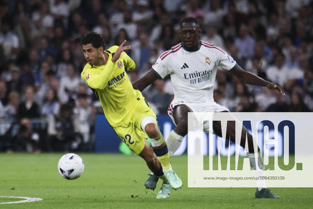 Real Madrid v Villarreal - La Liga EA Sports 2026 27 October 10, 2026, Estadio Santiago Bernabeu, Madrid, Spain: Ayoze Perez of Villarreal fights for the ball against Ibrahima Konate of Real Madrid during La Liga EA Sports match between Real Madrid and Villarreal at Estadio Santiago Bernabeu on October 10, 2026 in Madrid, Spain. Madrid Estadio Santiago Bernabeu Madrid Spain