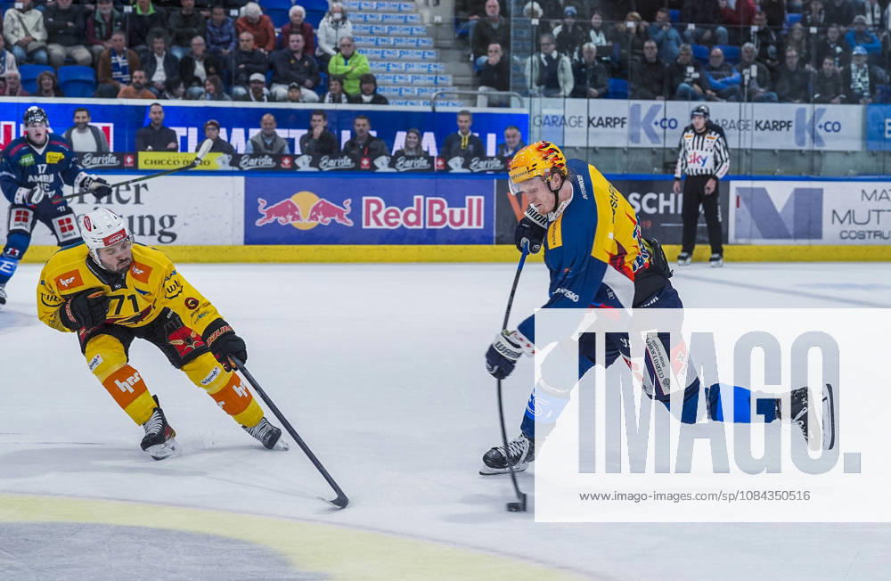 Quinto, Gottardo Arena, NL: HC Ambri-Piotta v SC Bern: Topscorer Roby Jarventie (Ambri) in action Quinto Gottardo Arena Ticino Switzerland