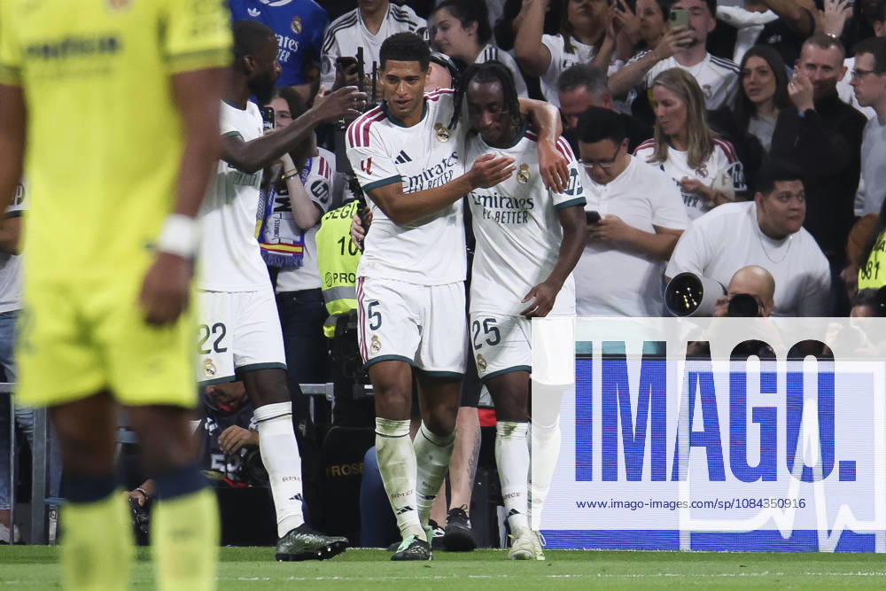 Real Madrid v Villarreal - La Liga EA Sports 2026 27 October 10, 2026, Estadio Santiago Bernabeu, Madrid, Spain: Yan Diomande of Real Madrid celebrates his goal during La Liga EA Sports match between Real Madrid and Villarreal at Estadio Santiago Bernabeu on October 10, 2026 in Madrid, Spain. Madrid Estadio Santiago Bernabeu Madrid Spain
