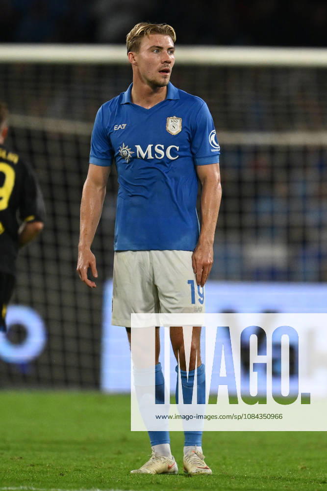 10th October 2026; Stadio Diego Armando Maradona, Naples, Italy; Italian Serie A Football, Napoli versus Frosinone; Rasmus Hojlund of Napoli DomenicoxCippitelli