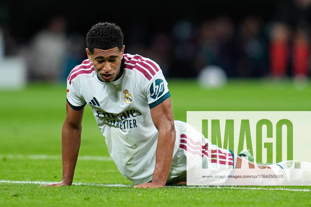 Jude Bellingham of Real Madrid CF reacts during the Spanish League, LaLiga EA Sports, football match between Real Madrid and Villarreal CF at Bernabeu stadium on October 10, 2026, in Madrid, Spain. Real Madrid V Villarreal CF - LaLiga EA Sports - ZUMAa181 20261010_zaa_a181_219
