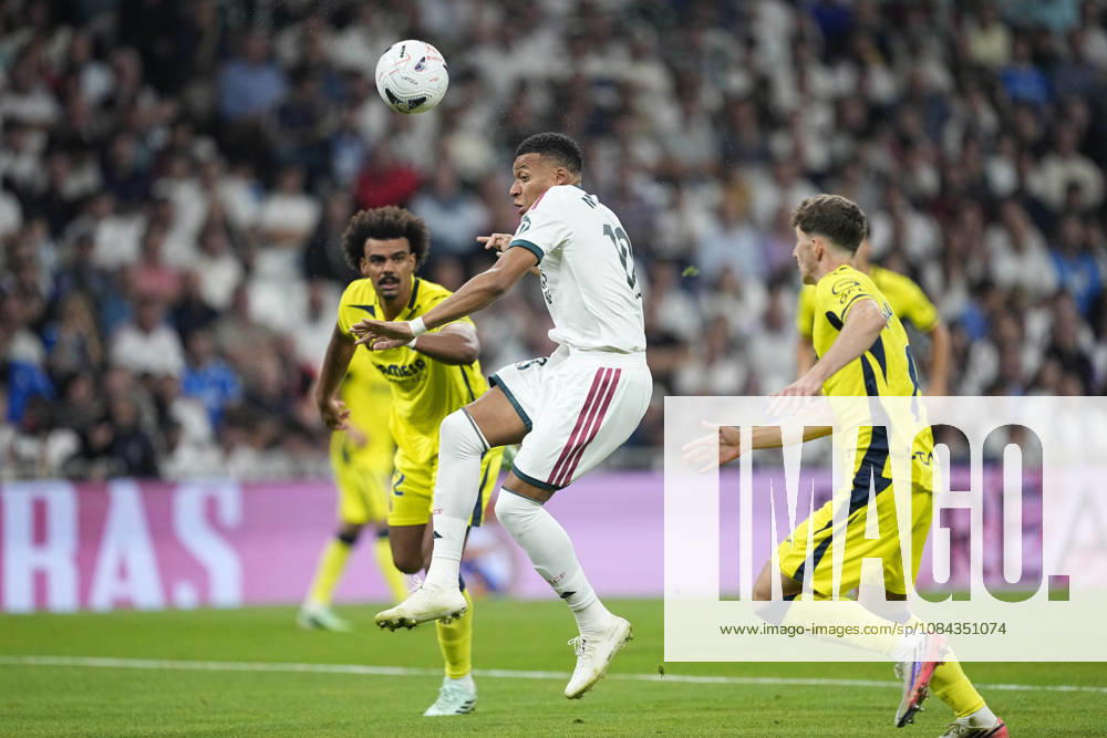 Kylian Mbappe of Real Madrid CF in action during the Spanish League, LaLiga EA Sports, football match between Real Madrid and Villarreal CF at Bernabeu stadium on October 10, 2026, in Madrid, Spain. Madrid Spain - ZUMAa181 20261010_zaa_a181_212