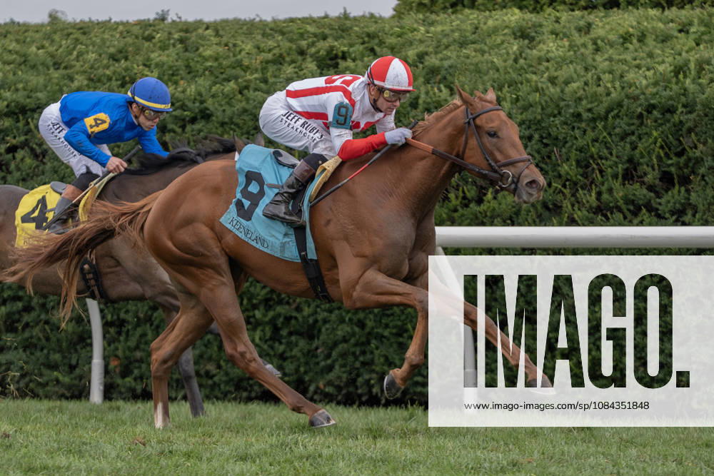 HORSE RACING 2026: QEII GI Day Keeneland OCT 10 October 10, 2026, Lexington, Kentucky, USA: Global Unrest (9) ridden by Flavien Prat wins a maiden special weight on QEII Day on October 10, 2026. Jessica Morgan Eclipse Sportswire CSM(Credit Image: Â Cal Media) Lexington Kentucky USA