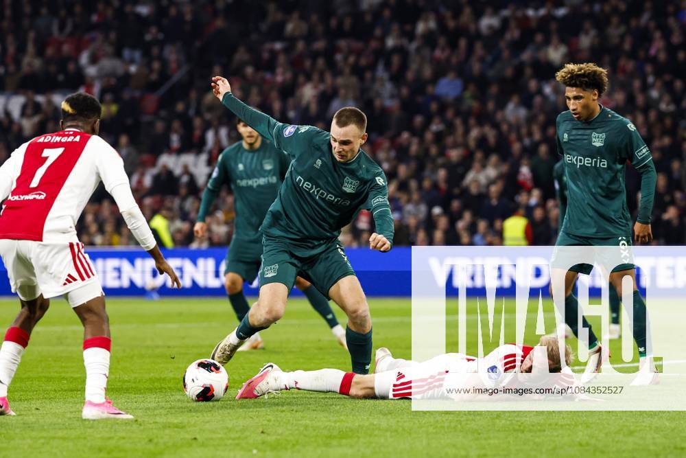 AMSTERDAM - (lr) Darko NejaÅ¡miÄ‡ of NEC Nijmegen, Davy Klaassen of Ajax during the Dutch Eredivisie match between AFC Ajax and NEC Nijmegen at the Johan Cruijff ArenA on October 10, 2026 in Amsterdam, the Netherlands. MAURICE VAN STEEN ANP Eredivisie 2026 27 ANPxSportx IVx 572069934 originalFilename: 572069934
