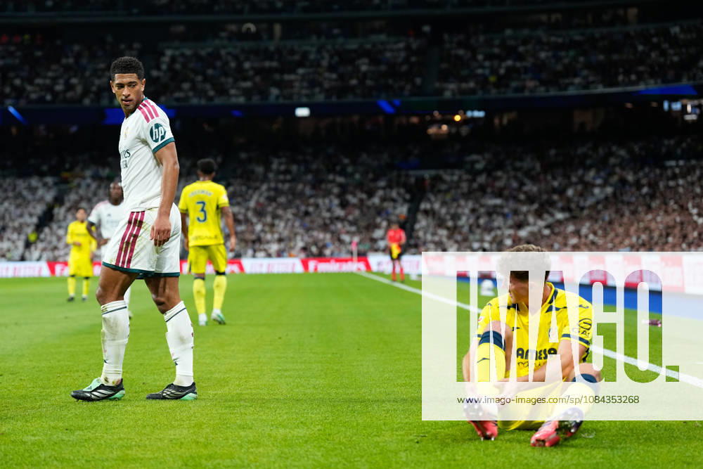Jude Bellingham of Real Madrid CF looks on during the Spanish League, LaLiga EA Sports, football match between Real Madrid and Villarreal CF at Bernabeu stadium on October 10, 2026, in Madrid, Spain. Real Madrid V Villarreal CF - LaLiga EA Sports - ZUMAa181 20261010_zaa_a181_259