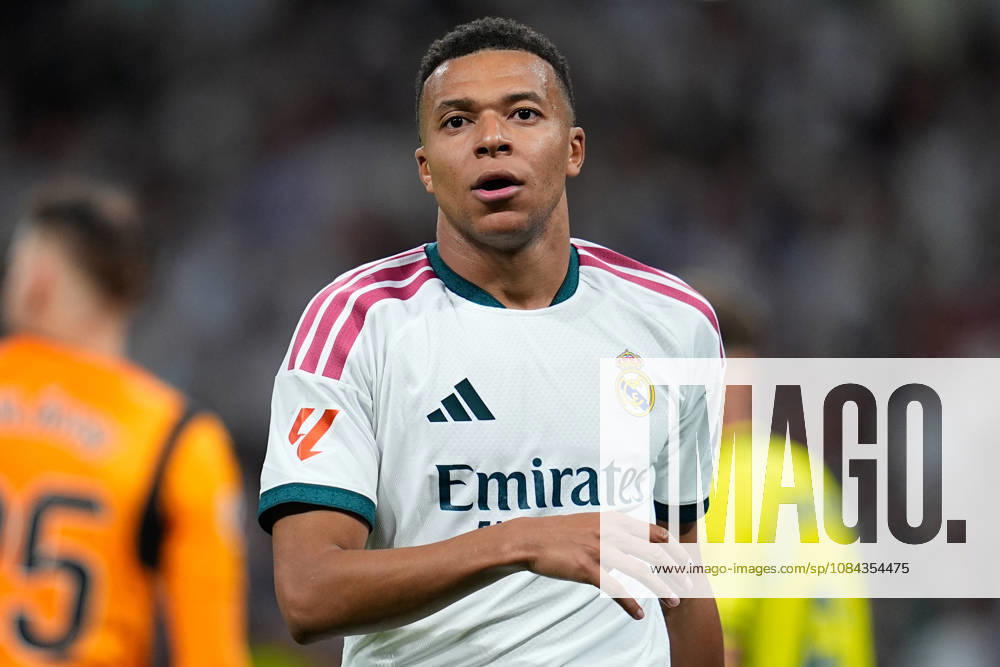 Kylian Mbappe of Real Madrid CF looks on during the Spanish League, LaLiga EA Sports, football match between Real Madrid and Villarreal CF at Bernabeu stadium on October 10, 2026, in Madrid, Spain. Real Madrid V Villarreal CF - LaLiga EA Sports - ZUMAa181 20261010_zaa_a181_278