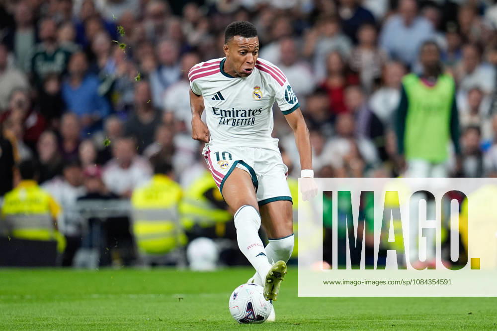 Kylian Mbappe of Real Madrid CF in action during the Spanish League, LaLiga EA Sports, football match between Real Madrid and Villarreal CF at Bernabeu stadium on October 10, 2026, in Madrid, Spain. Real Madrid V Villarreal CF - LaLiga EA Sports - ZUMAa181 20261010_zaa_a181_285