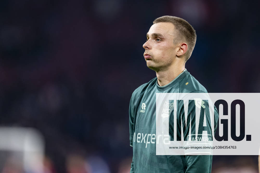 AMSTERDAM - N.E.C. Nijmegen midfielder Darko Nejasmic during the Vriendenloterij Eredivisie match between Ajax and N.E.C. at Johan Cruijff ArenA on 10 October 2026 in Amsterdam, Nederland. (Photo by DeFodi Images) -