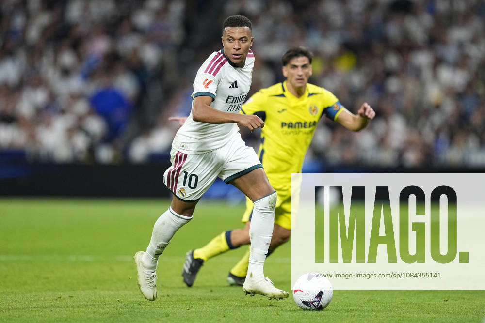 Kylian Mbappe of Real Madrid CF in action during the Spanish League, LaLiga EA Sports, football match between Real Madrid and Villarreal CF at Bernabeu stadium on October 10, 2026, in Madrid, Spain. Real Madrid V Villarreal CF - LaLiga EA Sports - ZUMAa181 20261010_zaa_a181_288