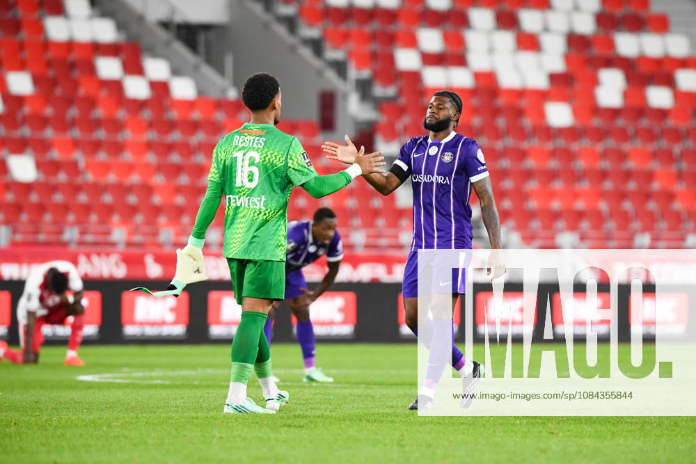 AS Monaco v Toulouse FC - Ligue 1 McDonald s 2026 2027 Guillaume RESTES of Toulouse and Mark McKenzie of Toulouse FC during Ligue 1 McDonald s match between Monaco and Toulouse at Stade Louis II on October 10, 2026 in Monaco, Monaco. Monaco Monaco