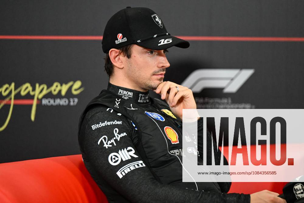 Marina Bay Street Circuit Singapore, Marina Bay Street Circuit - 10 10 2026: Charles Leclerc from Monaco during the Formula 1 Singapore Grand Prix - Saturday - Qualifying at Marina Bay Street Circuit on 10 10 2026 in Singapore. (Marco Talluto Alessio Morgese SPP)