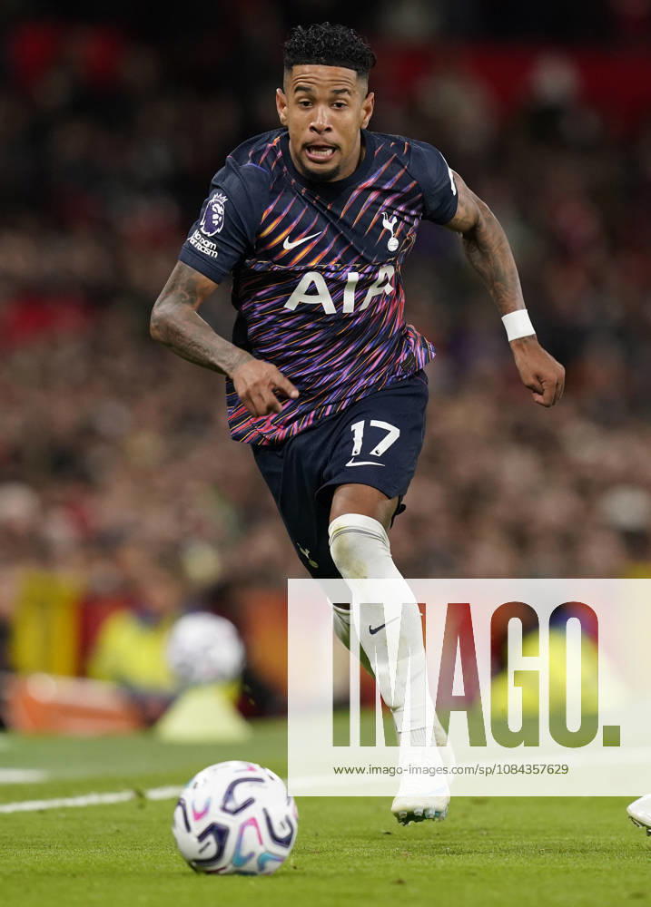 Manchester, England, 10th October 2026. Savio of Tottenham Hotspur during the Manchester United, ManU vs Tottenham Hotspur Premier League match at Old Trafford, Manchester. Picture credit should read: Andrew Yates Sportimage . SPI_082_AY_MANUTD_SPURS SPI-5058-0091