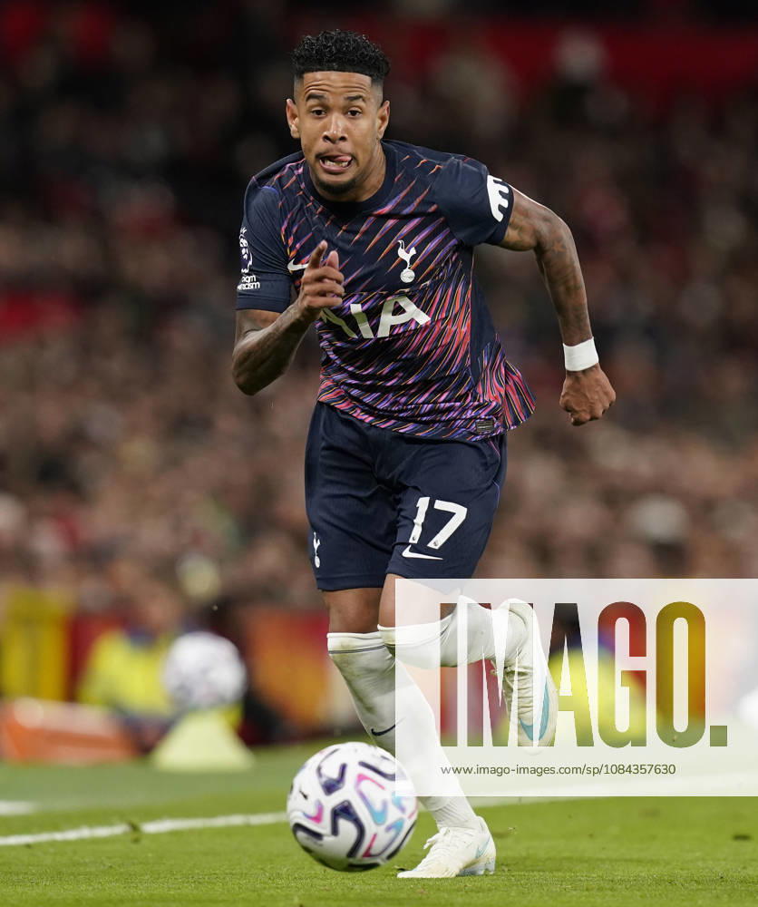 Manchester, England, 10th October 2026. Savio of Tottenham Hotspur during the Manchester United, ManU vs Tottenham Hotspur Premier League match at Old Trafford, Manchester. Picture credit should read: Andrew Yates Sportimage . SPI_083_AY_MANUTD_SPURS SPI-5058-0092
