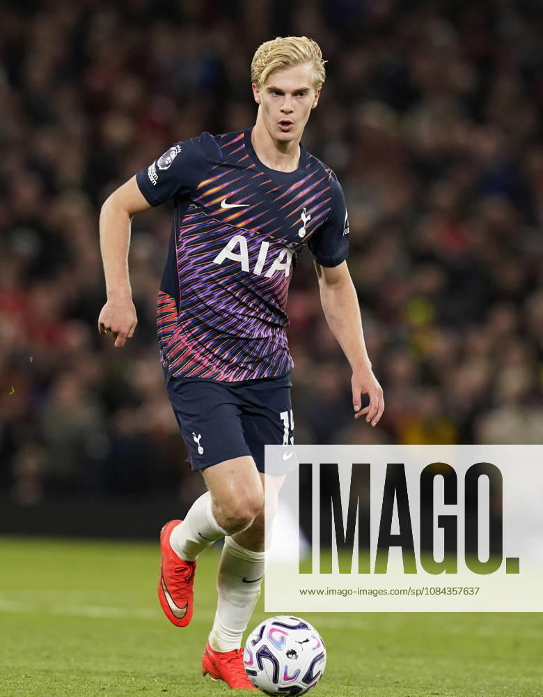Manchester, England, 10th October 2026. Lucas Bergvall of Tottenham Hotspur during the Manchester United, ManU vs Tottenham Hotspur Premier League match at Old Trafford, Manchester. Picture credit should read: Andrew Yates Sportimage . SPI_090_AY_MANUTD_SPURS SPI-5058-0082