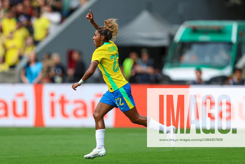 10th October 2026; Beira-Rio Stadium, Porto Alegre, Brazil; Friendlies Women Football, Brazil versus Argentina; Luany Rosa of Brazil celebrates his goal in the 26th minute to go up 1-0 MaxxPeixoto