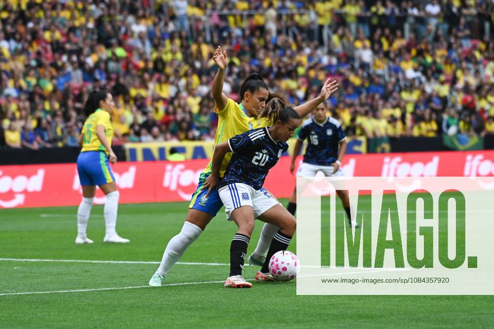 Match between Brazil and Argentina for the women s national team, Nationalteam friendly Ippolito during the match between Brazil and Argentina, valid for the friendly of the women s national team, held at the Beira-Rio stadium, in Porto Alegre this Saturday (10). Porto Alegre Rio Grande do Sul Brasil