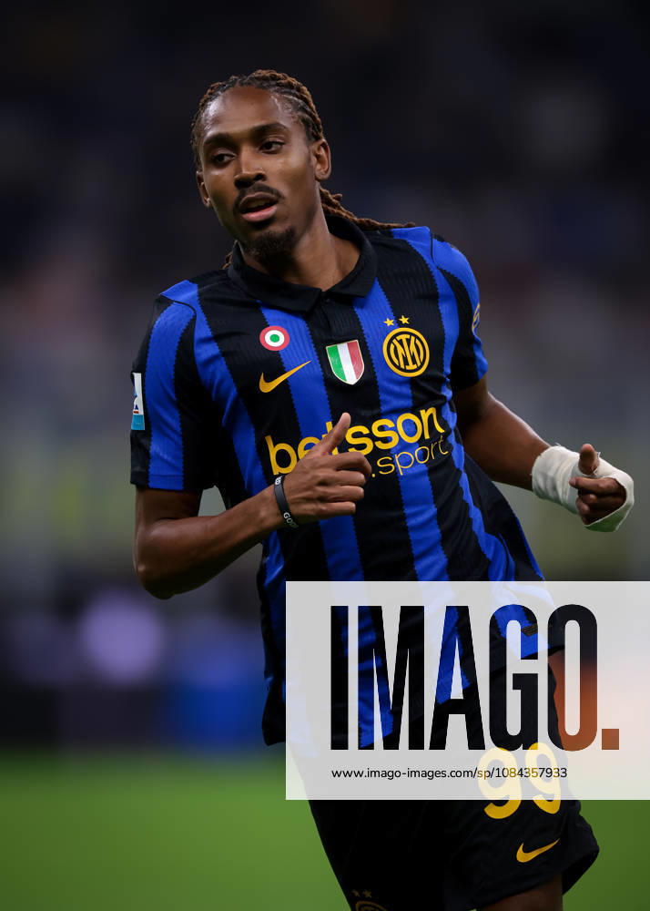 FC Internazionale v Parma Calcio 1913 - Serie A - Season 2026-2027 Milan, Italy, 10th October 2026. Djed Spence of FC Internazionale during the FC Internazionale vs Parma Calcio 1913 Serie A match at Giuseppe Meazza, Milan. Picture credit should read: Jonathan Moscrop Milan Stadio Giuseppe Meazza Italy