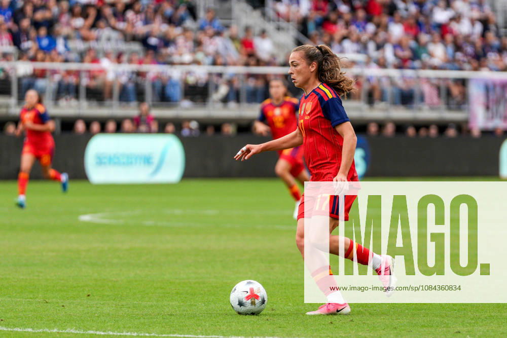 USA v Spain - Women s International Friendly, Länderspiel, Nationalmannschaft WASHINGTON D.C., UNITED STATES - OCTOBER 10: Lucia Corrales (17) of Spain in actionduring Women s International Friendly football match between USA and Spain at Audi Field Stadium in Washington D.C., United States on October 10, 2026. Hasan Akbas Anadolu District of Columbia United States. Editorial use only. Please get in touch for any other usage.