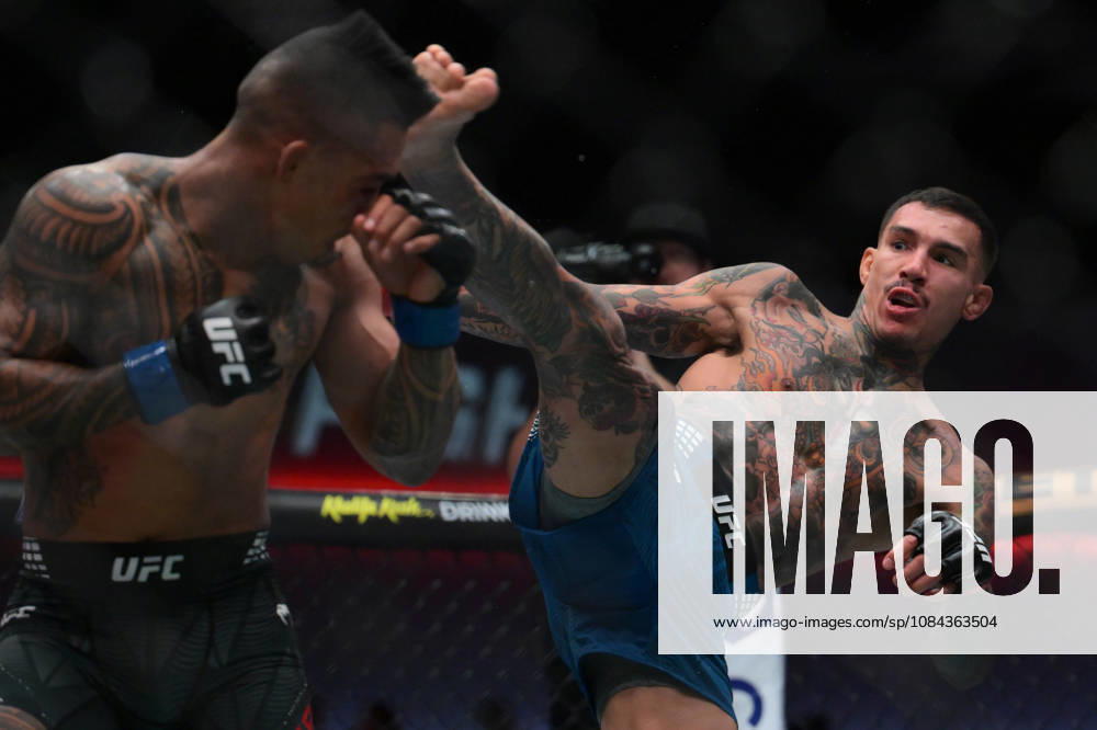 ANDRE FILI defeats KAI KAMAKA III by KO, Round 2, :22 during UFC Fight Night night the Meta APEX in Las Vegas. Las Vegas USA - ZUMAo117 20261010_zsp_o117_005