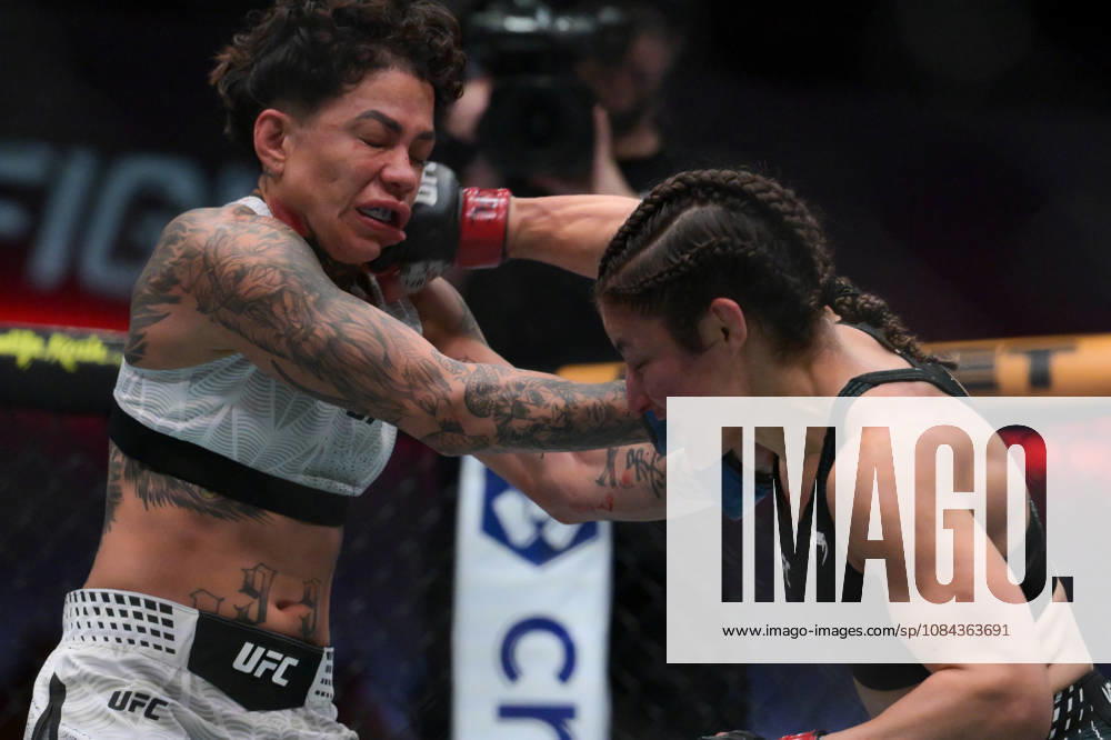 LOOPY GODINEZ defeats KETLEN SOUZA by unanimous decision (29-28, 29-28, 29-28) during UFC Fight Night night the Meta APEX in Las Vegas. Las Vegas USA - ZUMAo117 20261010_zsp_o117_011