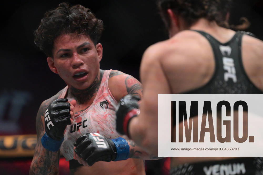 LOOPY GODINEZ defeats KETLEN SOUZA by unanimous decision (29-28, 29-28, 29-28) during UFC Fight Night night the Meta APEX in Las Vegas. Las Vegas USA - ZUMAo117 20261010_zsp_o117_014