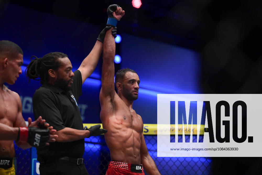 JAI HERBERT defeats MATHEUS CAMILO by unanimous decision (29-28, 29-28, 29-28) during UFC Fight Night night the Meta APEX in Las Vegas. Las Vegas USA - ZUMAo117 20261010_zsp_o117_019